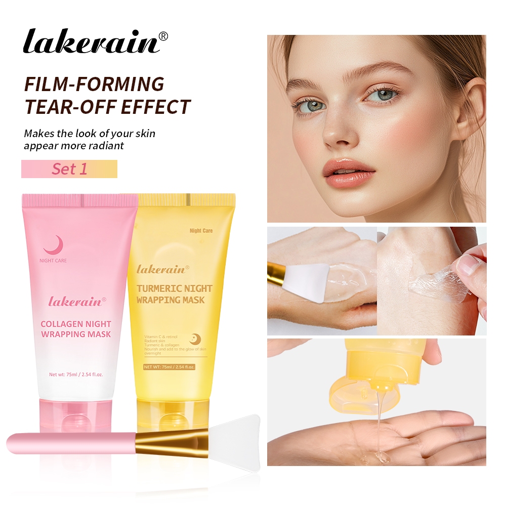 Kurkuma Collagen Overnight Wrapping Maske – Mit Kojic Acid, Aufhellend & Feuchtigkeitsspendend