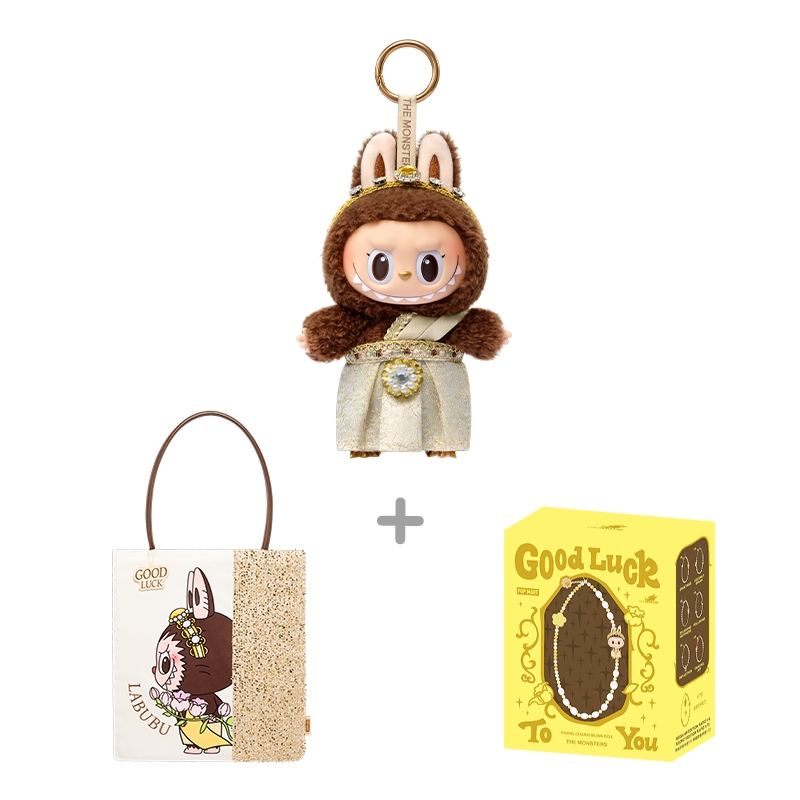 POP MART LABUBU GOOD LUCK TO YOU-Vinyl Plush Doll Pendant