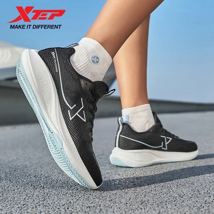 XTEP Kunpeng ผู้หญิงรองเท้าวิ่ง Rebound สนับสนุน Professional Cushioning Shock Absorption รองเท้าผ้าใบรองเท้า — รองเท้ากีฬา แบรนด์ Xtep ของแท้ 100% เช็คราคาจาก Shopee Lazada thumbnail 5