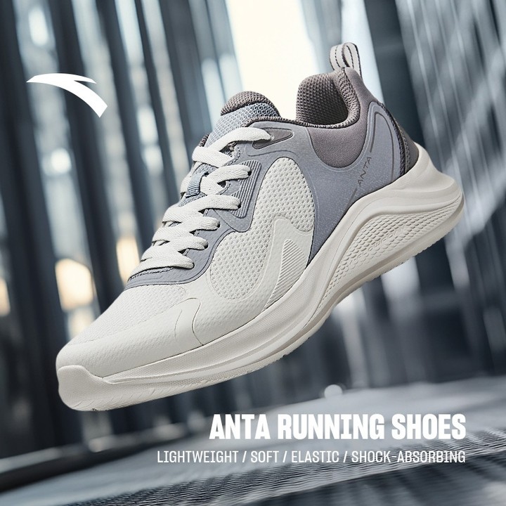 ANTA รองเท้าวิ่งผู้ชายน้ําหนักเบาสบายนุ่ม Rebound รองเท้าผ้าใบกีฬามืออาชีพ 912435518 — รองเท้ากีฬา แบรนด์ Anta ของแท้ 100% เช็คราคาจาก Shopee Lazada - รูปที่ 1