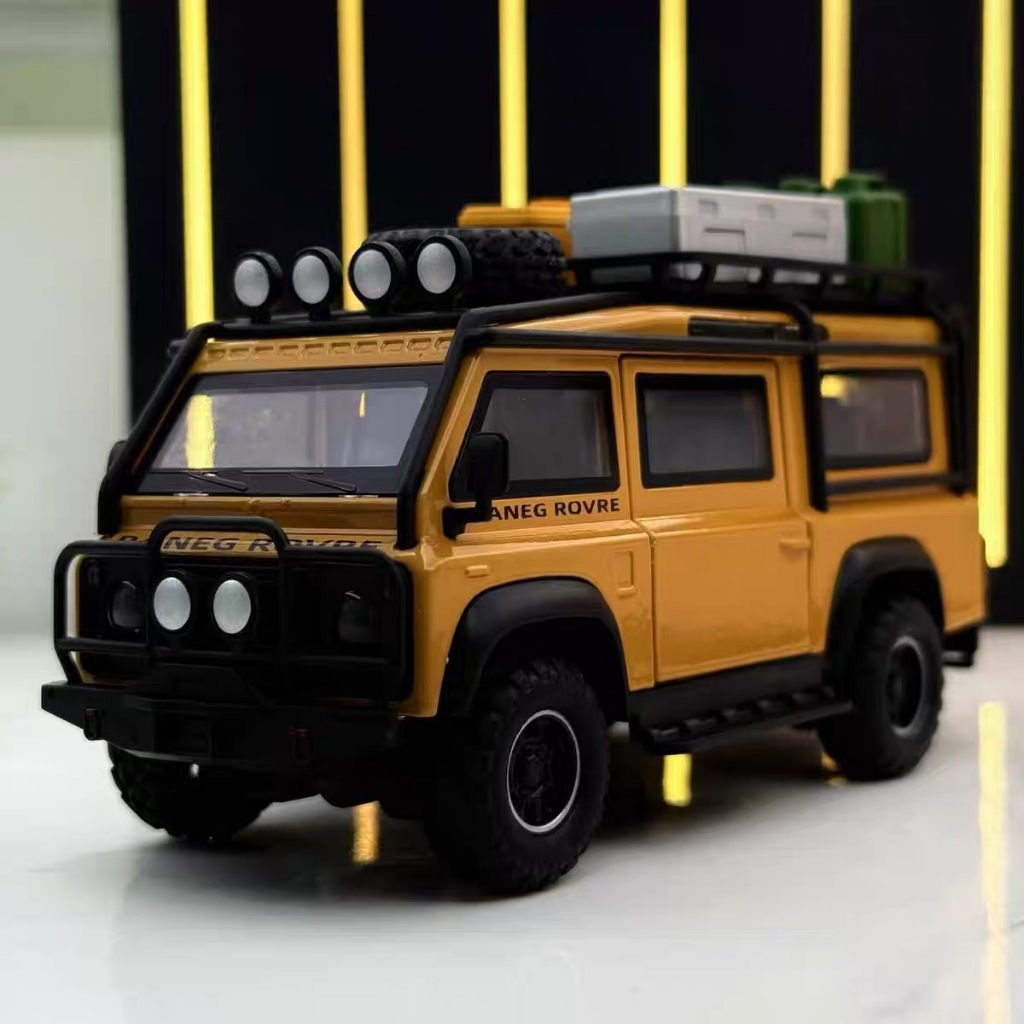 1:32 Land Rover Defender Van Renderings รถออฟโรดโลหะผสม Miniature Scale ...