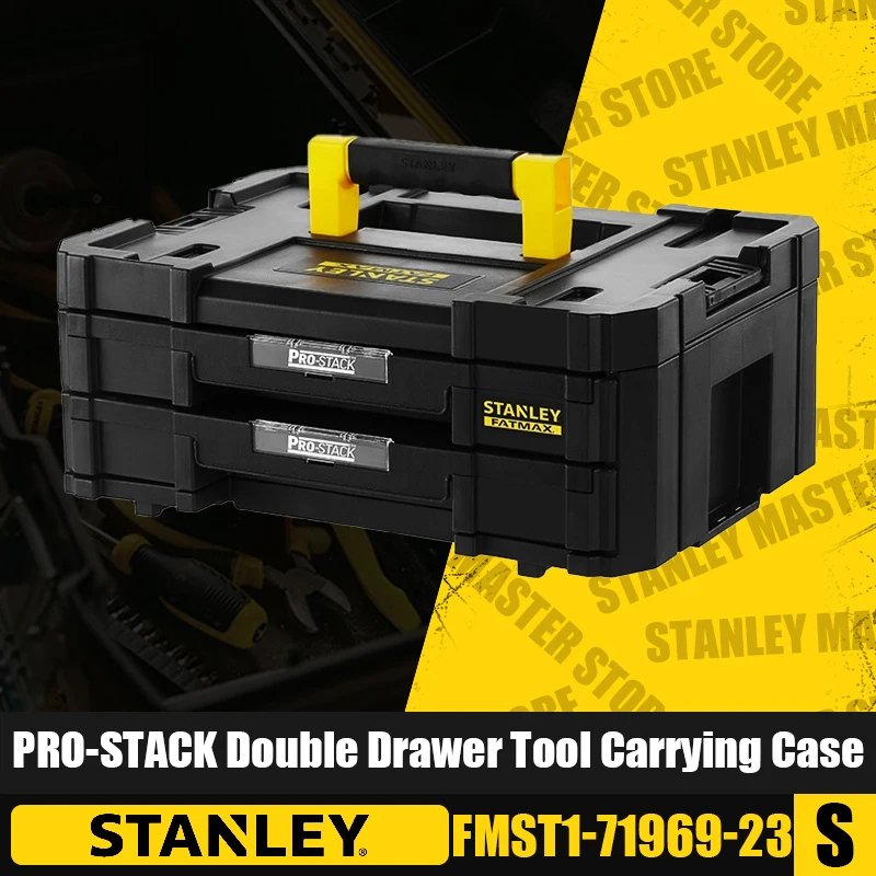 STANLEY FMST1-71969-23 PRO-STACK Double Drawer Tool Carrying Case ...