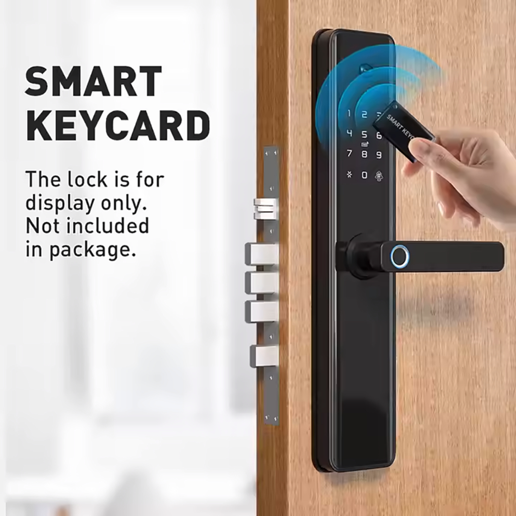 IC access control card is used to sense and recognize smart door lock ...