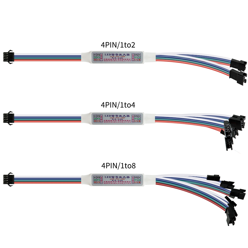 WS2815 WS2813 LED TTL สัญญาณเครื่องขยายเสียง Repeater Controller ...