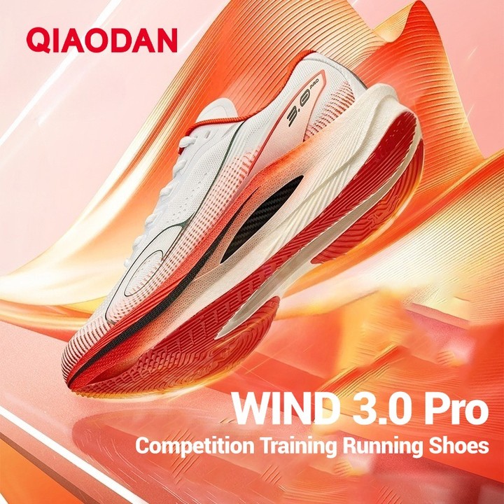 Qiaodan Wind 3.0 Pro รองเท้าวิ่งผู้หญิงมาราธอน Racing แผ่นคาร์บอน Rebound Stable QDB022252298ทีที — รองเท้ากีฬา แบรนด์ Qiaodan ของแท้ 100% เช็คราคาจาก Shopee Lazada - รูปที่ 1