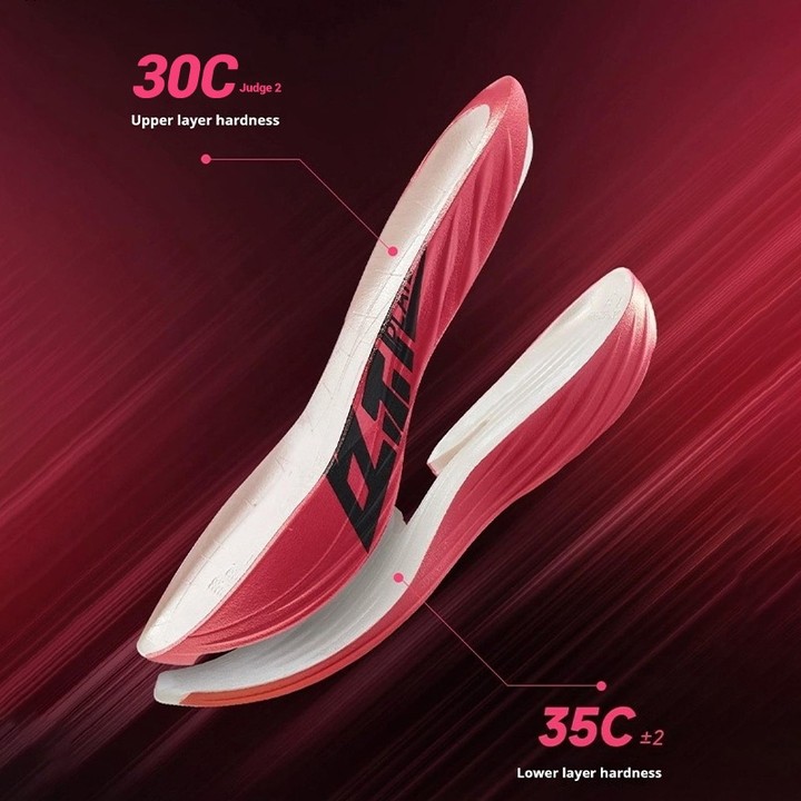 Qiaodan Feiying ลายสก๊อต 1.5 รองเท้าวิ่งผู้หญิงมาราธอนแผ่นคาร์บอน Rebound Breathable BM22240290 — รองเท้ากีฬา แบรนด์ Qiaodan ของแท้ 100% เช็คราคาจาก Shopee Lazada thumbnail 7