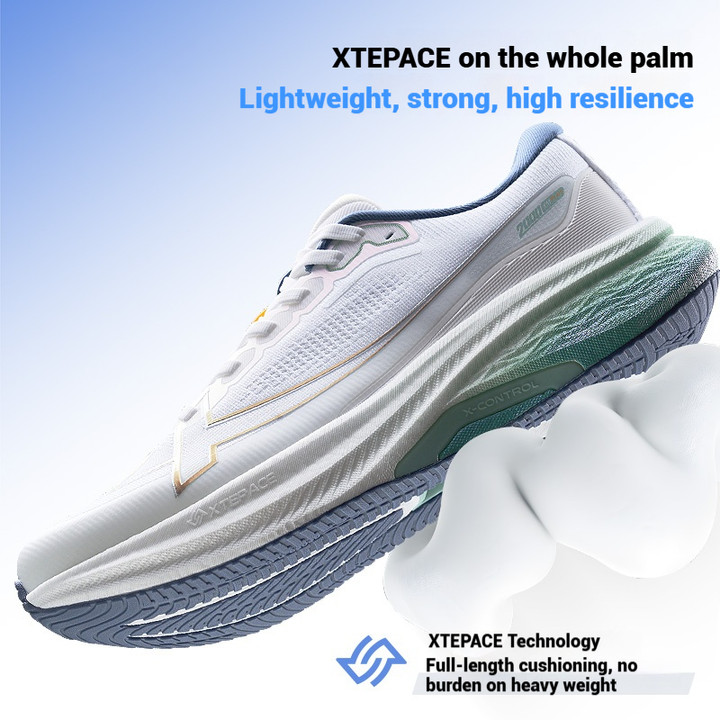 XTEP 2000KM PLUS รองเท้าวิ่งผู้หญิง Rebound Support Professional Cushioning Shock Absorption แผ่นไนลอน — รองเท้ากีฬา แบรนด์ Xtep ของแท้ 100% เช็คราคาจาก Shopee Lazada thumbnail 3