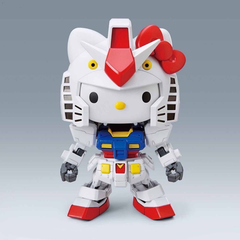 SD Hello Kitty Gundam Cat RX-78-2 Assembly Model | Shopee Thailand