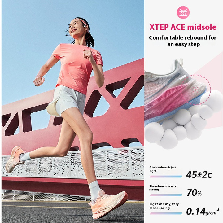XTEP 2000KM 3.0 รองเท้าวิ่งสำหรับผู้ชายและผู้หญิง ที่สวมใส่สบาย น้ำหนักเบา กันลื่น ทนทาน และดูดซับแรงกระแทกได้ดี — รองเท้ากีฬา แบรนด์ Xtep ของแท้ 100% เช็คราคาจาก Shopee Lazada thumbnail 3