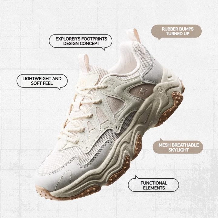 【xtep】 YOUMU 丨 ฤดูร้อน Casual Mesh Breathable Retro Outdoor Fashion Sports Daddy Shoes — รองเท้ากีฬา แบรนด์ Xtep ของแท้ 100% เช็คราคาจาก Shopee Lazada thumbnail 2