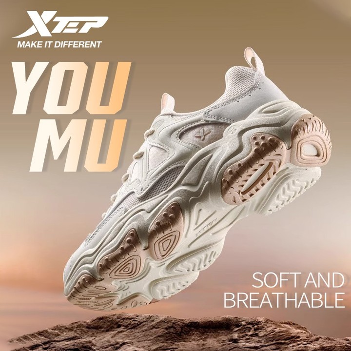 【xtep】 YOUMU 丨 ฤดูร้อน Casual Mesh Breathable Retro Outdoor Fashion Sports Daddy Shoes — รองเท้ากีฬา แบรนด์ Xtep ของแท้ 100% เช็คราคาจาก Shopee Lazada - รูปที่ 1