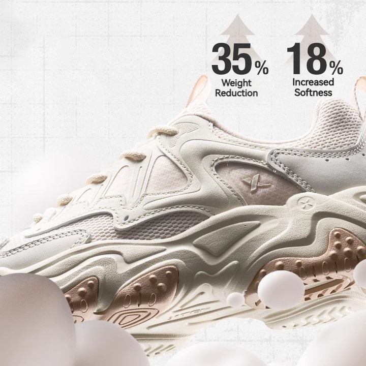 【xtep】 YOUMU 丨 ฤดูร้อน Casual Mesh Breathable Retro Outdoor Fashion Sports Daddy Shoes — รองเท้ากีฬา แบรนด์ Xtep ของแท้ 100% เช็คราคาจาก Shopee Lazada thumbnail 3
