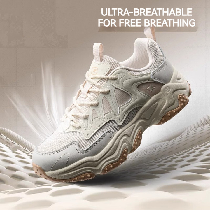 【xtep】 YOUMU 丨 ฤดูร้อน Casual Mesh Breathable Retro Outdoor Fashion Sports Daddy Shoes — รองเท้ากีฬา แบรนด์ Xtep ของแท้ 100% เช็คราคาจาก Shopee Lazada thumbnail 4