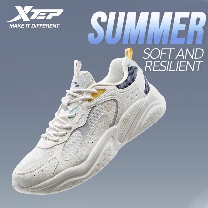 【xtep】 Summer | ฤดูร้อนสไตล์ใหม่สบายๆกีฬา อ่อนนุ่ม เพียงผู้เดียว พ่อ ตาข่ายระบายอากาศรองเท้าวิ่งน้ําหนักเบา — รองเท้ากีฬา แบรนด์ Xtep ของแท้ 100% เช็คราคาจาก Shopee Lazada thumbnail 2
