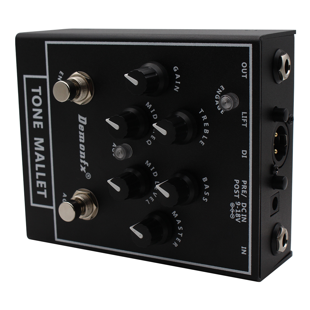 Demonfx New Tone Mallet Bass Station Amps Preamp / DI Bass pedal
