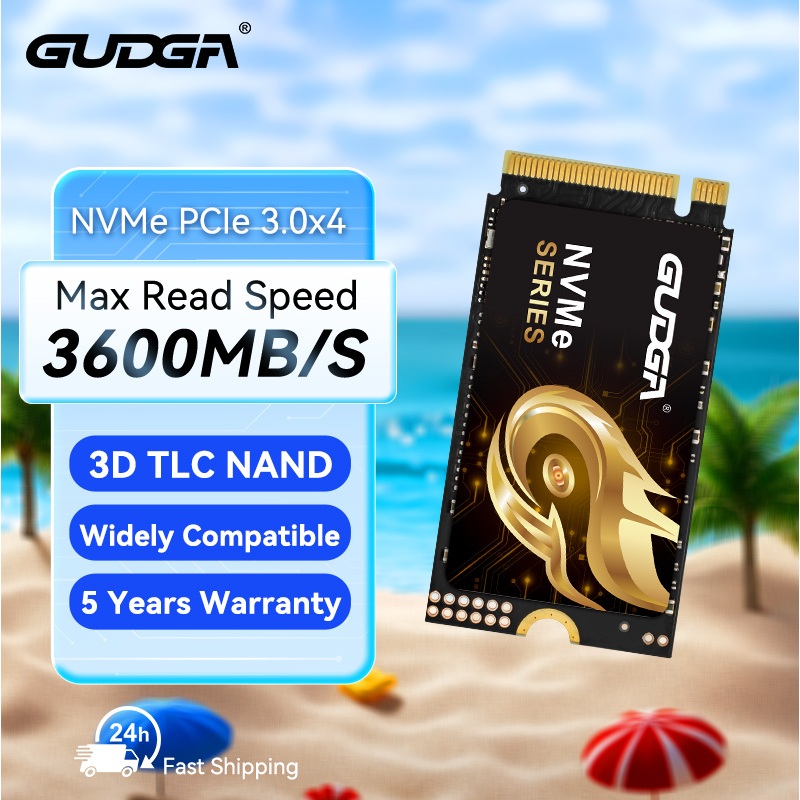 Gudga M.2 NVME PCIE Gen4.0*4 SSD 256GB ไดรฟ์ Solid State ภายใน M2 NVME ...
