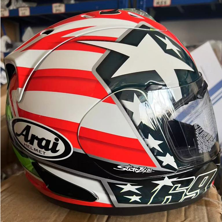 AR/AI RX7 RR5 Haydn หมวกกันน็อคแตงโมรถจักรยานยนต์หมวกกันน็อคเต็มหน้าขี่ ...