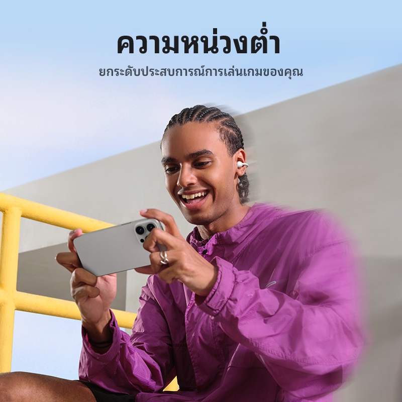UGREEN Clipbuds Magic หูฟังบลูทูธคลิปหนีบ หน้าจอสัมผัสอัจฉริยะ Bluetooth 5.4 ความหน่วงต่ำ ใช้งานได้นาน 30 ชั่วโมง กันน้ำระดับ IPX5