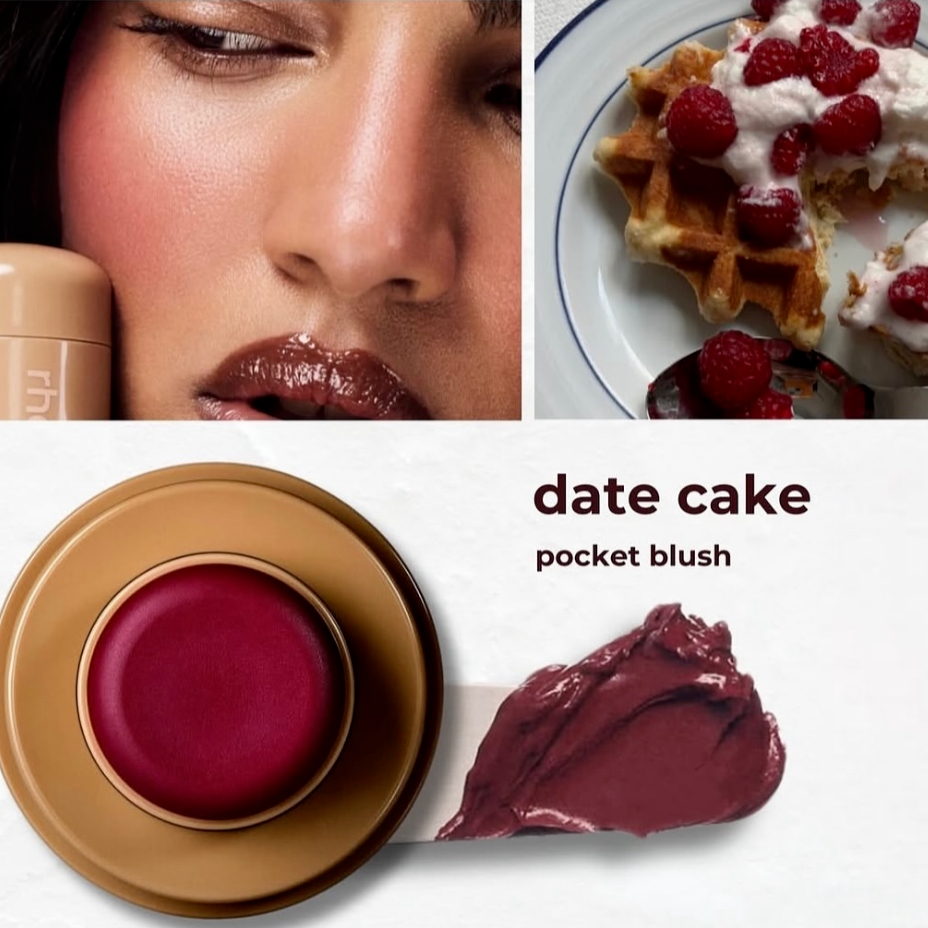 Rhode Peptide Lip Tint PBJ + Rhode Pocket Blush Plum / Date Cake