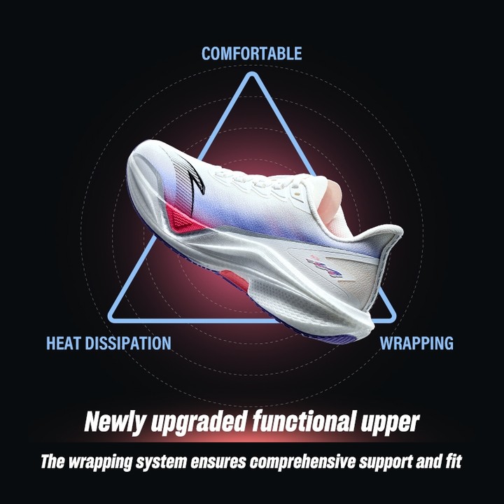ANTA Women Mach 5 รองเท้าวิ่ง 2E PRO Training Jogging Sports Shoe 122515583 — รองเท้ากีฬา แบรนด์ Anta ของแท้ 100% เช็คราคาจาก Shopee Lazada thumbnail 3