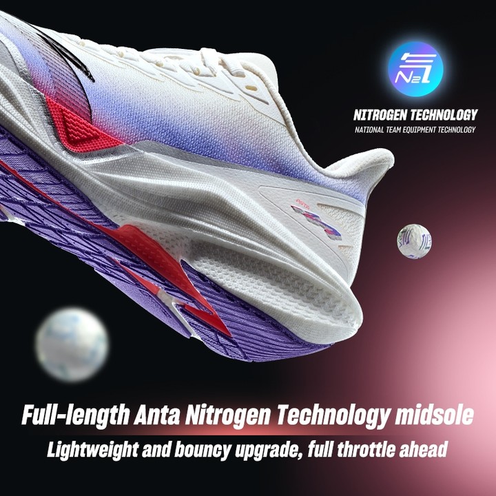 ANTA Women Mach 5 รองเท้าวิ่ง 2E PRO Training Jogging Sports Shoe 122515583 — รองเท้ากีฬา แบรนด์ Anta ของแท้ 100% เช็คราคาจาก Shopee Lazada thumbnail 6