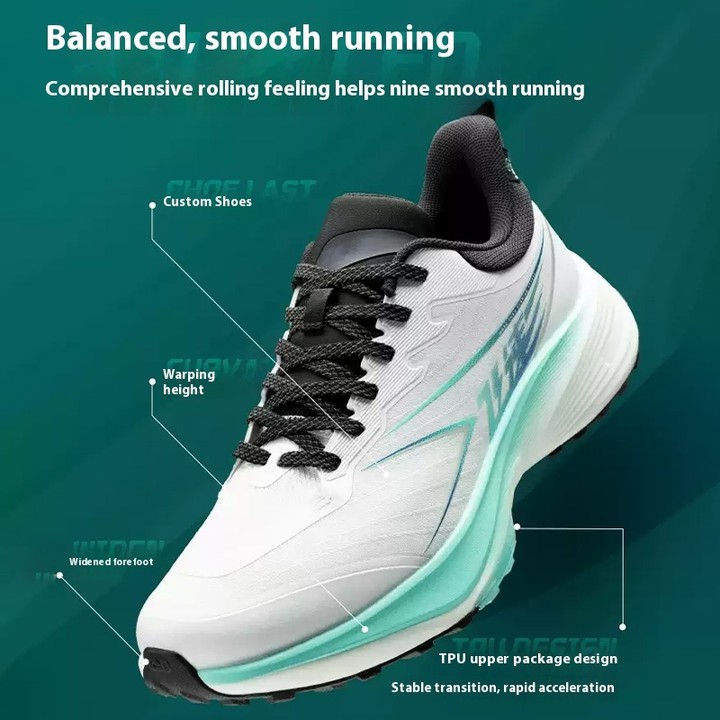Qiaodan Speed 2 TR รองเท้าวิ่งผู้ชายกันน้ํา Shock Absorption Rebound Racing Training QXB023244001 — รองเท้ากีฬา แบรนด์ Qiaodan ของแท้ 100% เช็คราคาจาก Shopee Lazada thumbnail 3