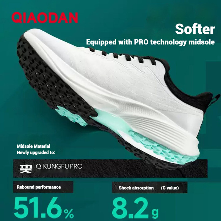 Qiaodan Speed 2 TR รองเท้าวิ่งผู้ชายกันน้ํา Shock Absorption Rebound Racing Training QXB023244001 — รองเท้ากีฬา แบรนด์ Qiaodan ของแท้ 100% เช็คราคาจาก Shopee Lazada thumbnail 4