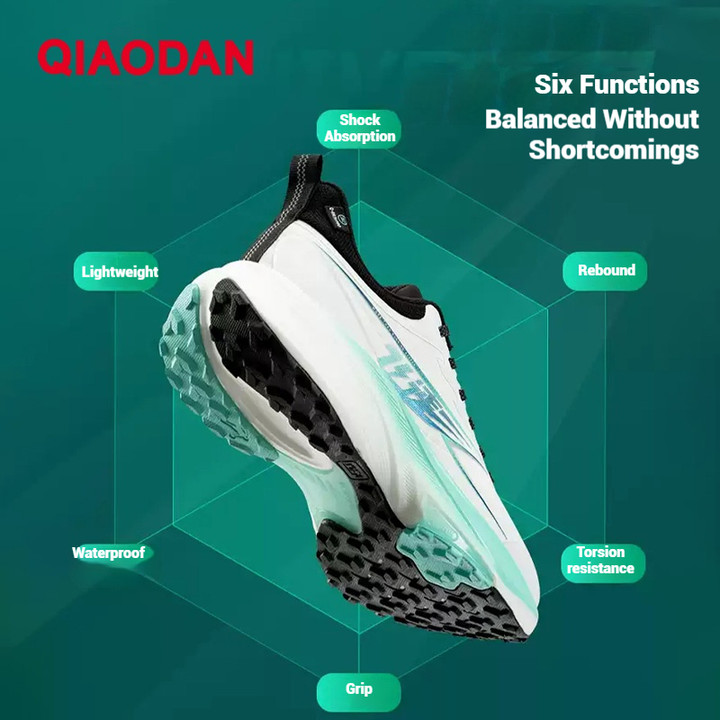 Qiaodan Speed 2 TR รองเท้าวิ่งผู้ชายกันน้ํา Shock Absorption Rebound Racing Training QXB023244001 — รองเท้ากีฬา แบรนด์ Qiaodan ของแท้ 100% เช็คราคาจาก Shopee Lazada thumbnail 2