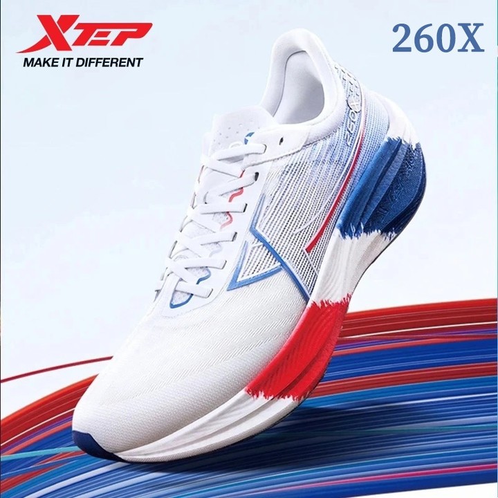 XTEP 260X รองเท้าวิ่ง Rebound over 85% Race Training แผ่นคาร์บอนรองเท้าวิ่งมาราธอนสําหรับผู้หญิง — รองเท้ากีฬา แบรนด์ Xtep ของแท้ 100% เช็คราคาจาก Shopee Lazada - รูปที่ 1