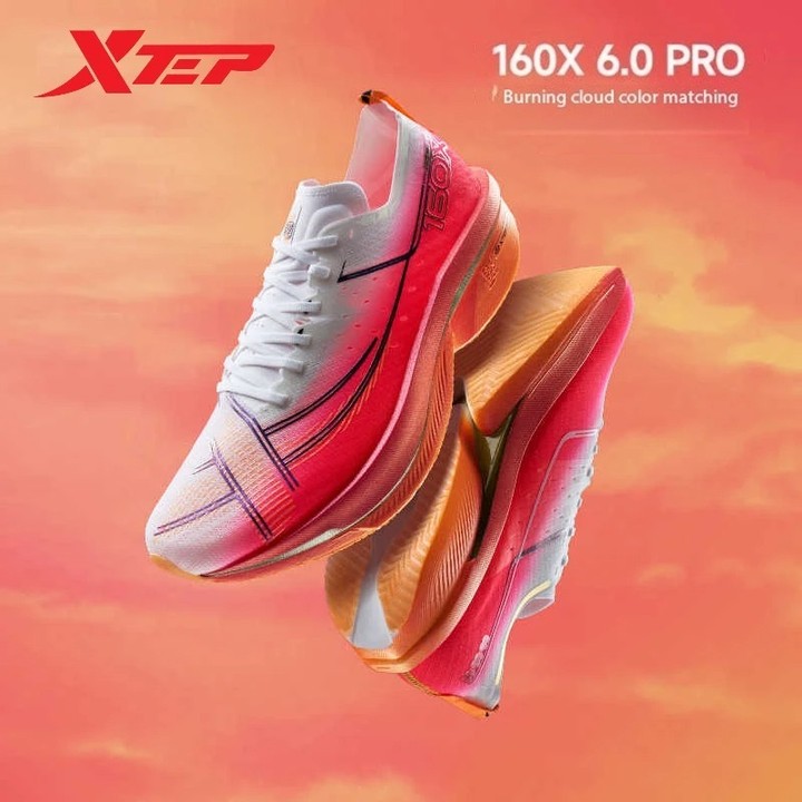 XTEP 160X 6.0 PRO ทองคาร์บอนแผ่นมาราธอนผู้หญิงรองเท้าวิ่งแข่งรถผู้หญิงการฝึกกีฬา 975118110041 — รองเท้ากีฬา แบรนด์ Xtep ของแท้ 100% เช็คราคาจาก Shopee Lazada thumbnail 5