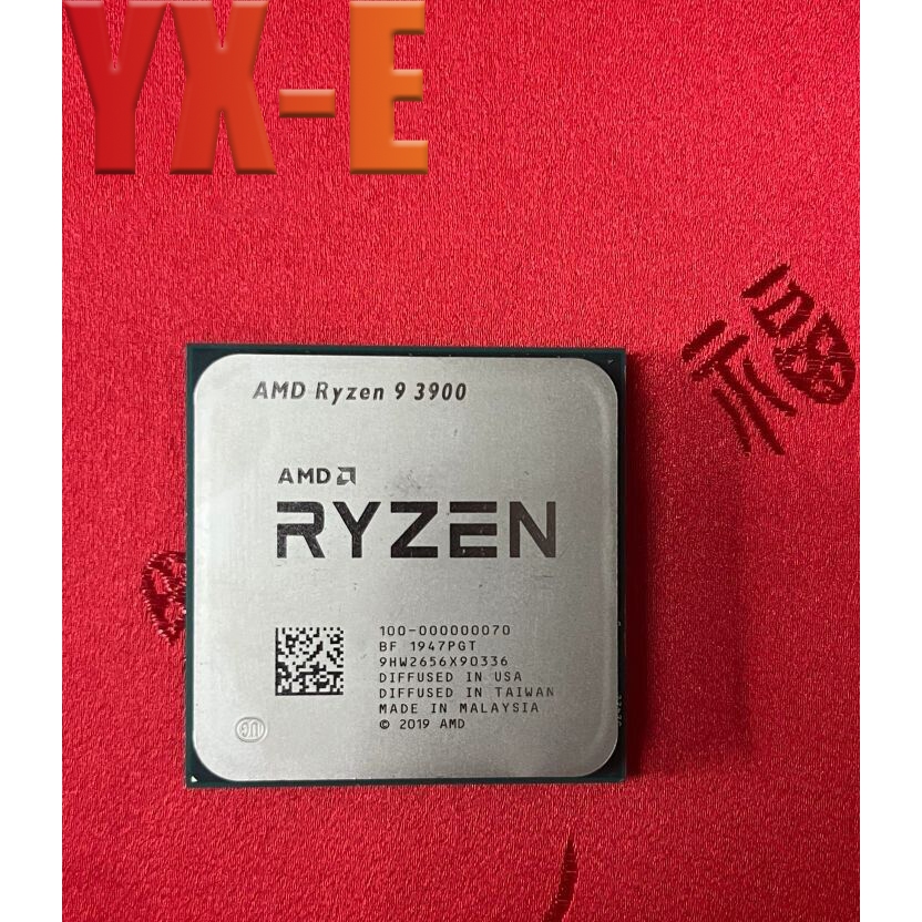 Upgrade Gaming CPU Ryzen 9 3900 AM4 โปรเซสเซอร์ CPU R9-3900 3.1GHz ...