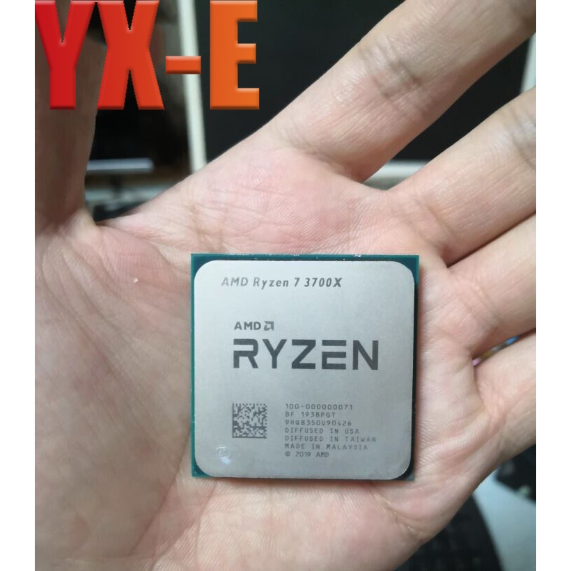 YX-E Ryzen 7 3700X AM4 โปรเซสเซอร์ CPU R7 3700X 3.6 GHz แปด Core 16T ...