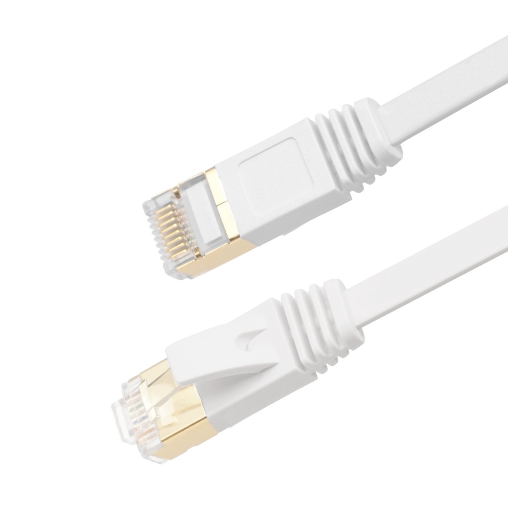 DUTEVOLNS CAT7 Ethernet Cable 10Gbps RJ45 Flat Lan สายความเร็วสูง ...
