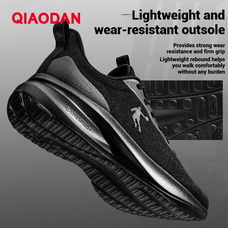 Qiaodan Comfort Run รองเท้าผู้ชาย นุ่ม เบา ใส่สบาย สำหรับเดินและใช้งานประจำวัน Wide FitQXB023252221R — รองเท้ากีฬา แบรนด์ Qiaodan ของแท้ 100% เช็คราคาจาก Shopee Lazada thumbnail 5