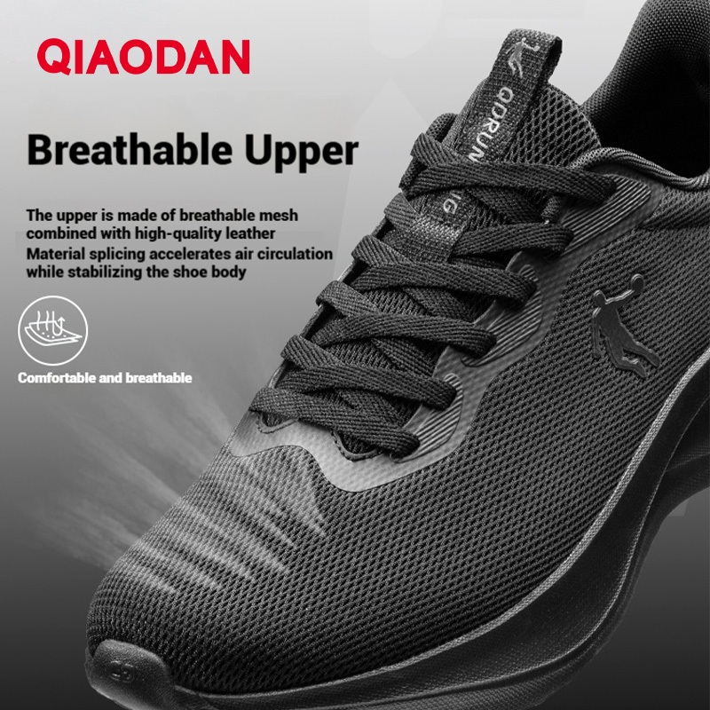Qiaodan Comfort Run รองเท้าผู้ชาย นุ่ม เบา ใส่สบาย สำหรับเดินและใช้งานประจำวัน Wide FitQXB023252221R — รองเท้ากีฬา แบรนด์ Qiaodan ของแท้ 100% เช็คราคาจาก Shopee Lazada thumbnail 3