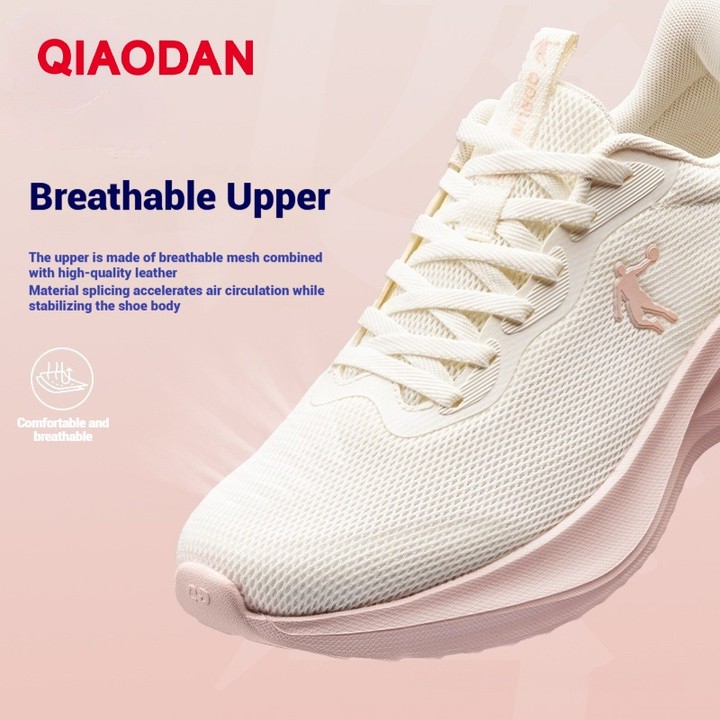 Qiaodan รองเท้าวิ่งผู้หญิงตาข่ายระบายอากาศน้ําหนักเบา Shock-Absorbing Soft Sole QXB022252221ร — รองเท้ากีฬา แบรนด์ Qiaodan ของแท้ 100% เช็คราคาจาก Shopee Lazada thumbnail 2