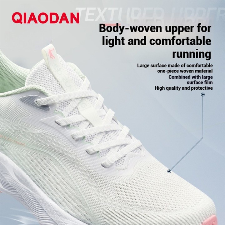 Qiaodan Fast 2.0 รองเท้าวิ่งผู้หญิง Breathable Shock-Absorbing น้ําหนักเบา Soft-Soled QXB022252220ร — รองเท้ากีฬา แบรนด์ Qiaodan ของแท้ 100% เช็คราคาจาก Shopee Lazada thumbnail 2