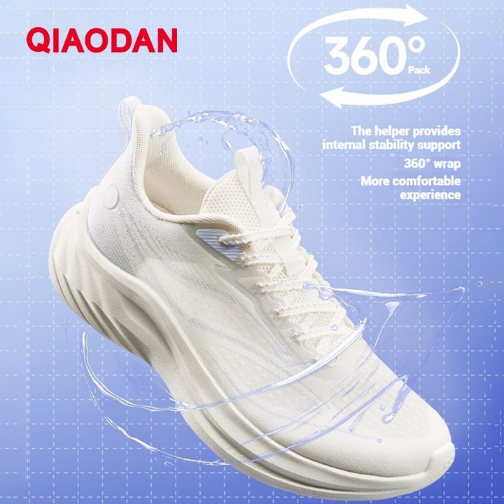 Qiaodan Light 5.0 LITE รองเท้าวิ่งผู้หญิง Breathable น้ําหนักเบาตาข่าย Shock Absorbing QXB022252212ร — รองเท้ากีฬา แบรนด์ Qiaodan ของแท้ 100% เช็คราคาจาก Shopee Lazada thumbnail 3