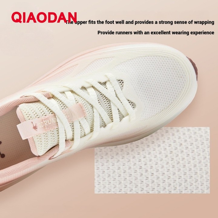 Qiaodan Light 5.0 รองเท้าวิ่งผู้หญิง Breathable น้ําหนักเบาตาข่าย Shock Absorbing Soft QXB022253204 — รองเท้ากีฬา แบรนด์ Qiaodan ของแท้ 100% เช็คราคาจาก Shopee Lazada thumbnail 3