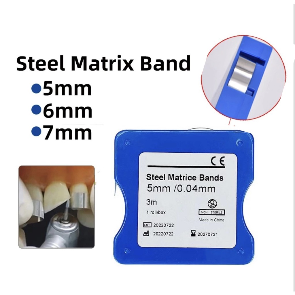 3m ทันตกรรมสแตนเลส Matrix Bands ทันตกรรม Matrix แถบ Matrice Bands ...