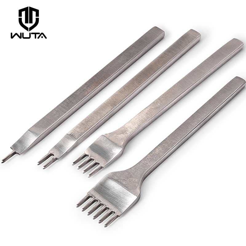 Wuta หนัง Chisel Diamond Hole Punch เย็บเครื่องมือสไตล์ฝรั่งเศส Packing ...