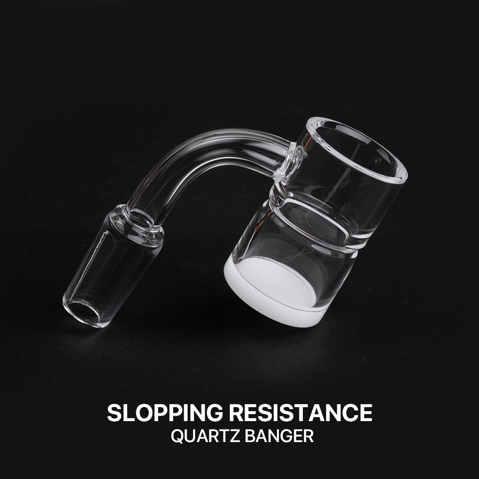 25mmOD Splash Guard 4 มม.ทึบแสงด้านล่างควอตซ์ Banger 10 มม.14 มม.18 มม. ...