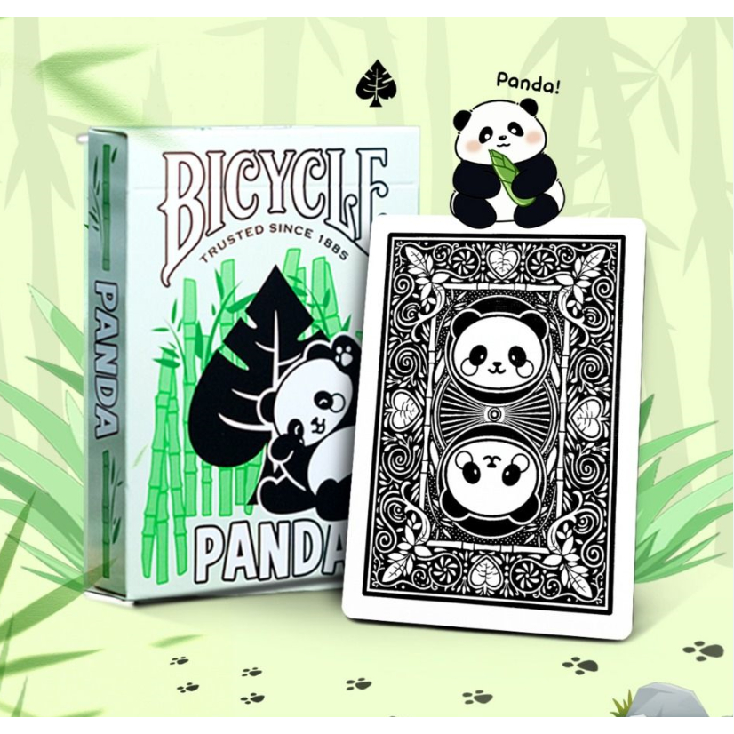 【BICYCLE】Panda card by Bicycle magic cardistry deck สํารับนักบัตรเวทย์ ...