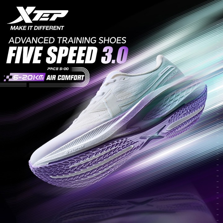 【xtep】Five Speed 3.0丨รองเท้าวิ่งผู้หญิงฤดูร้อนใหม่ระบายอากาศน้ําหนักเบากันกระแทกการฝึกอบรมรองเท้ากีฬา — รองเท้ากีฬา แบรนด์ Xtep ของแท้ 100% เช็คราคาจาก Shopee Lazada thumbnail 8