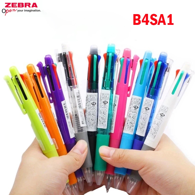 Zebra B4SA1 Clip-on multi F Four-Color Five-In-One multi-Function ปากกา ...