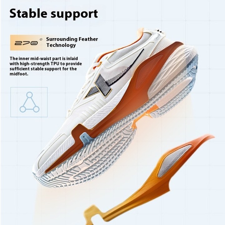 XTEP One Piece Molding 2.0 รองเท้าวิ่งรองเท้าผู้ชาย Body Test Shock Absorption Professional Sports Training รองเท้าวิ่งคู่รองเท้ากีฬาผู้หญิง — รองเท้ากีฬา แบรนด์ Xtep ของแท้ 100% เช็คราคาจาก Shopee Lazada thumbnail 2