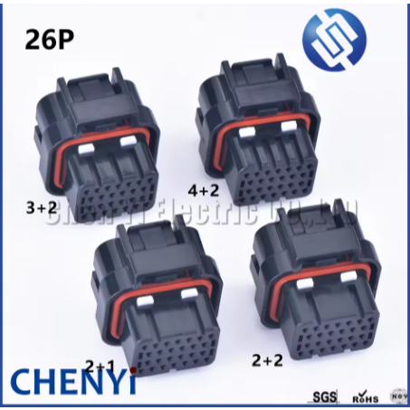 26 เข็มหมุด 3-1437290-7 1473416-1 SUPERSEAL 3/4/5/6 ช่องไฟฟ้าหญิงหรือ ...