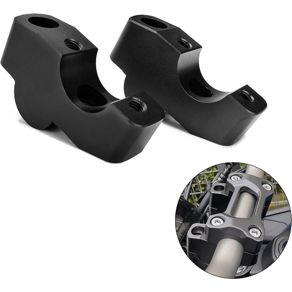 แฮนด์รถจักรยานยนต์ Handle Bar Riser Heighten เข้ากันได้กับ Honda NX500 ...