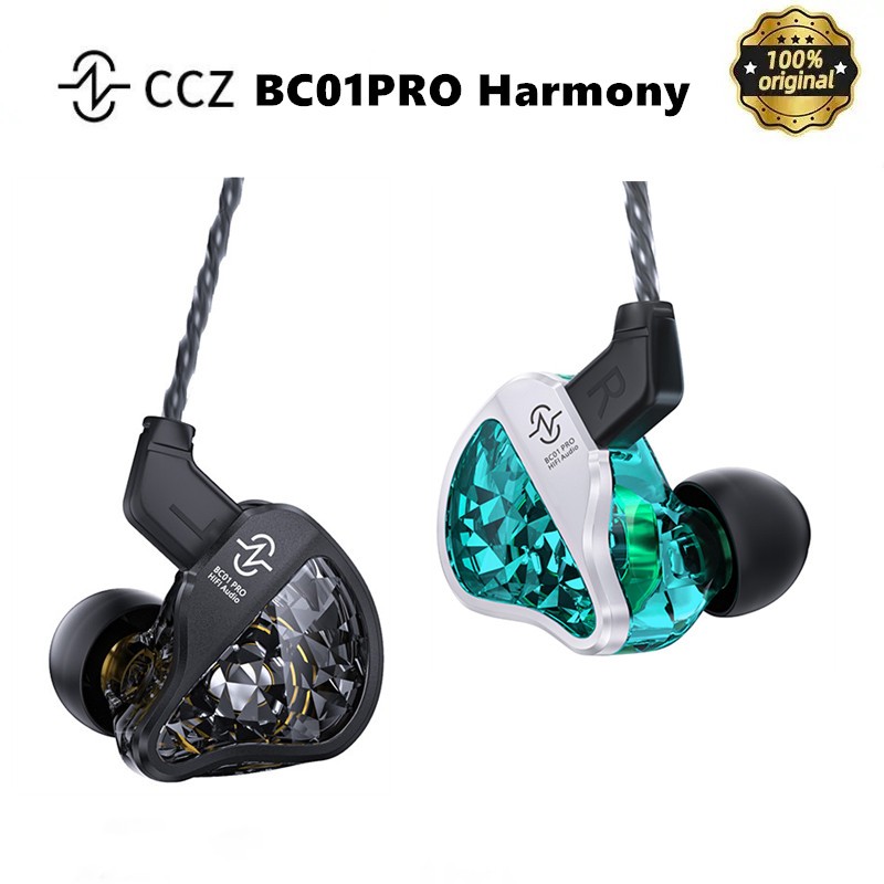 CCZ Harmony BC01 Pro Hybrid หูฟังแบบมีสาย In-ear Monitor HiFi IEM หูฟัง ...