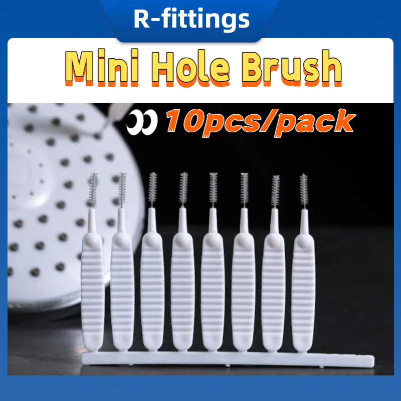 10 ชิ้น Mini Hole แปรงมัลติฟังก์ชั่น Showerhead แปรงทําความสะอาดลื่น ...
